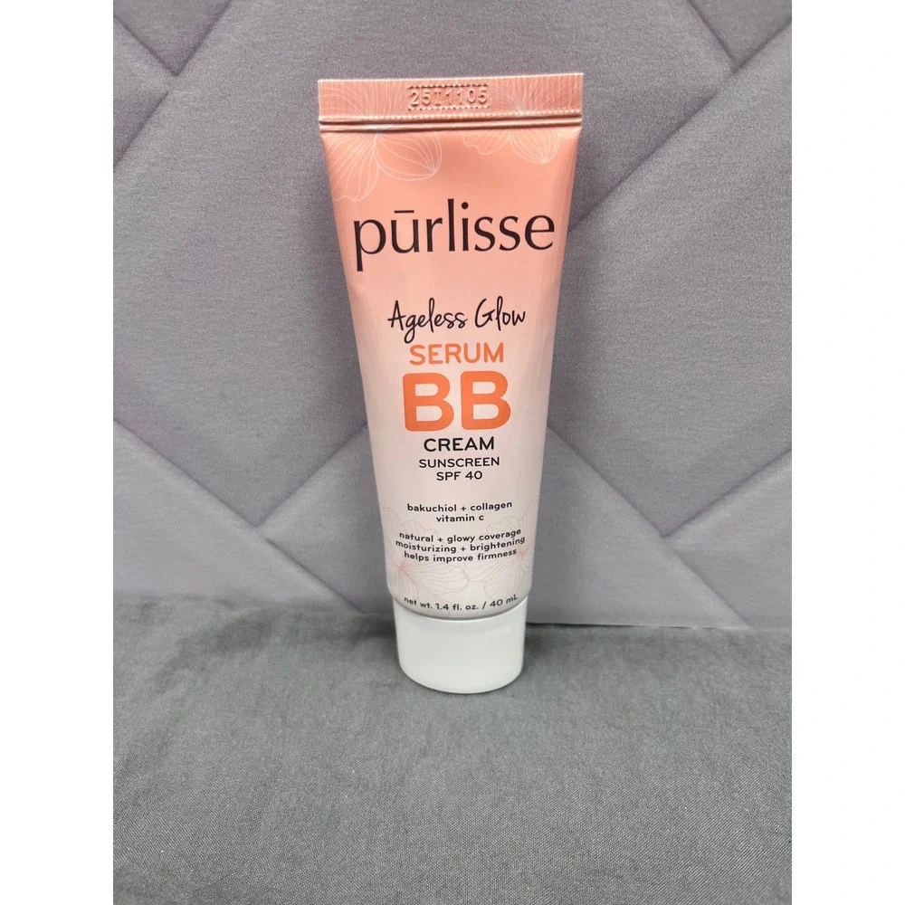 Purlisse Ageless Glow Serum BB Cream SPF 40  - Light Medium (1.4 oz / 40 ml)